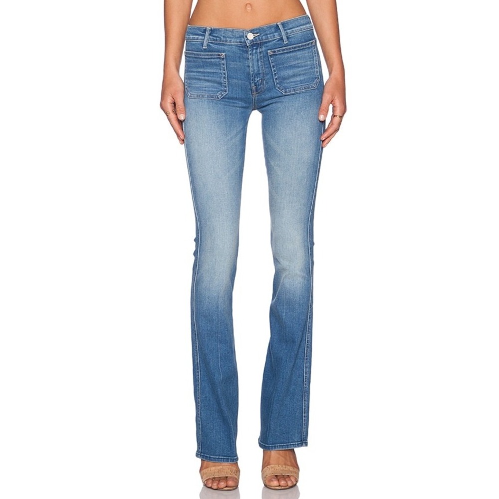 MOTHER The Patch Slacker Jeans Afternoon Delight Size 26